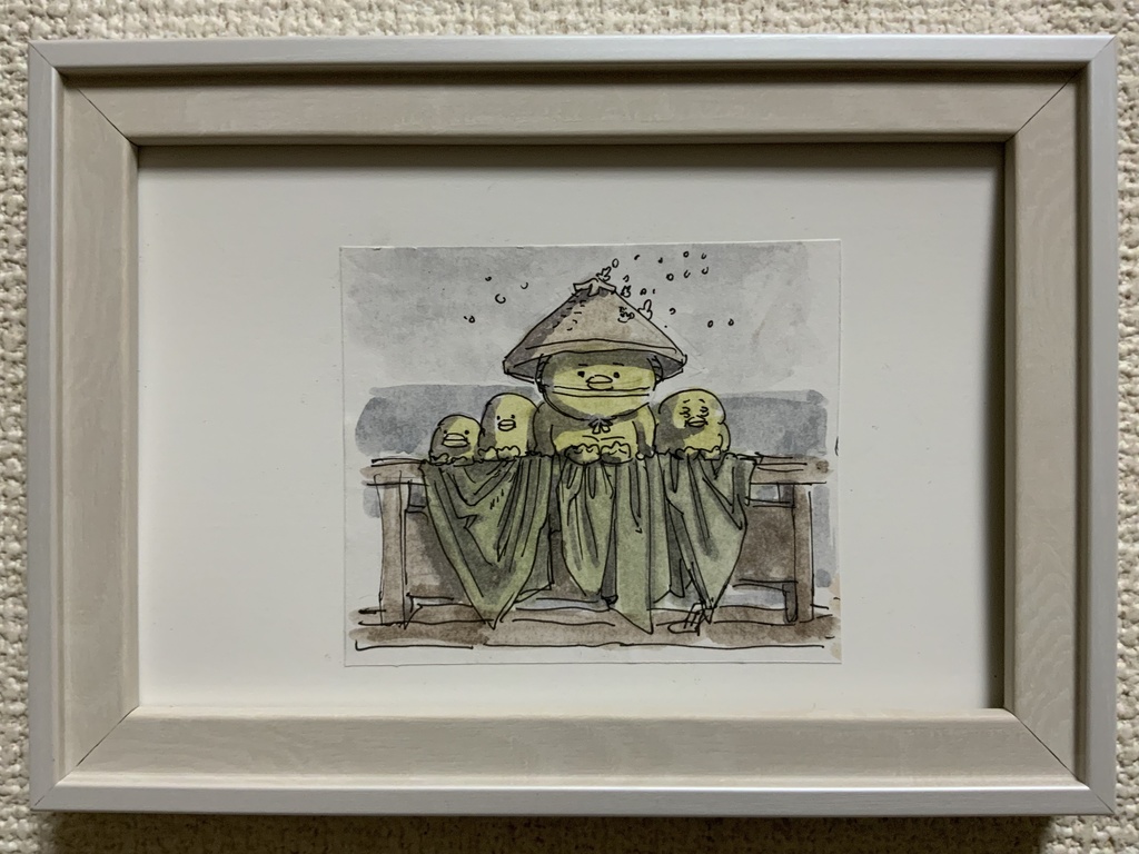 原画「手すりの習作」