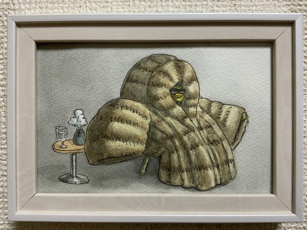 原画「毛皮のかっぱ」