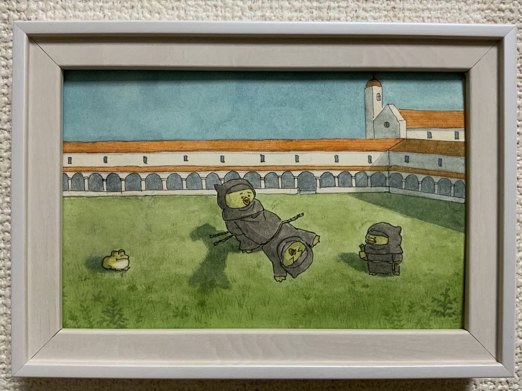 原画「ジャイアントスイング」ポストカードサイズ