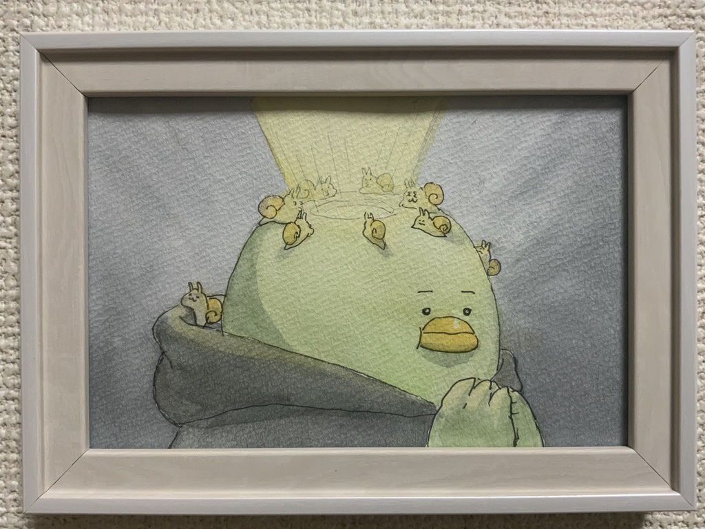 原画「かたつむり」