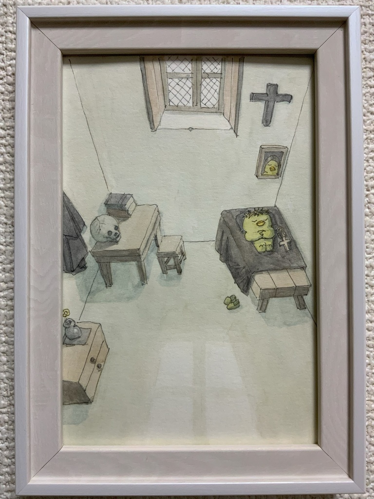 原画「敬虔なかっぱ」