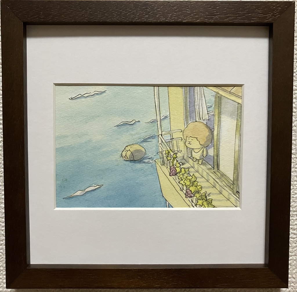 原画「せいうち」（額縁なし）