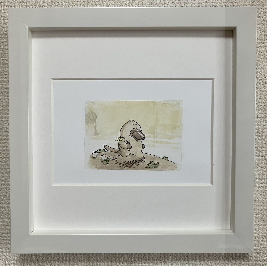 原画「毒ヌンチャク」（額縁なし）