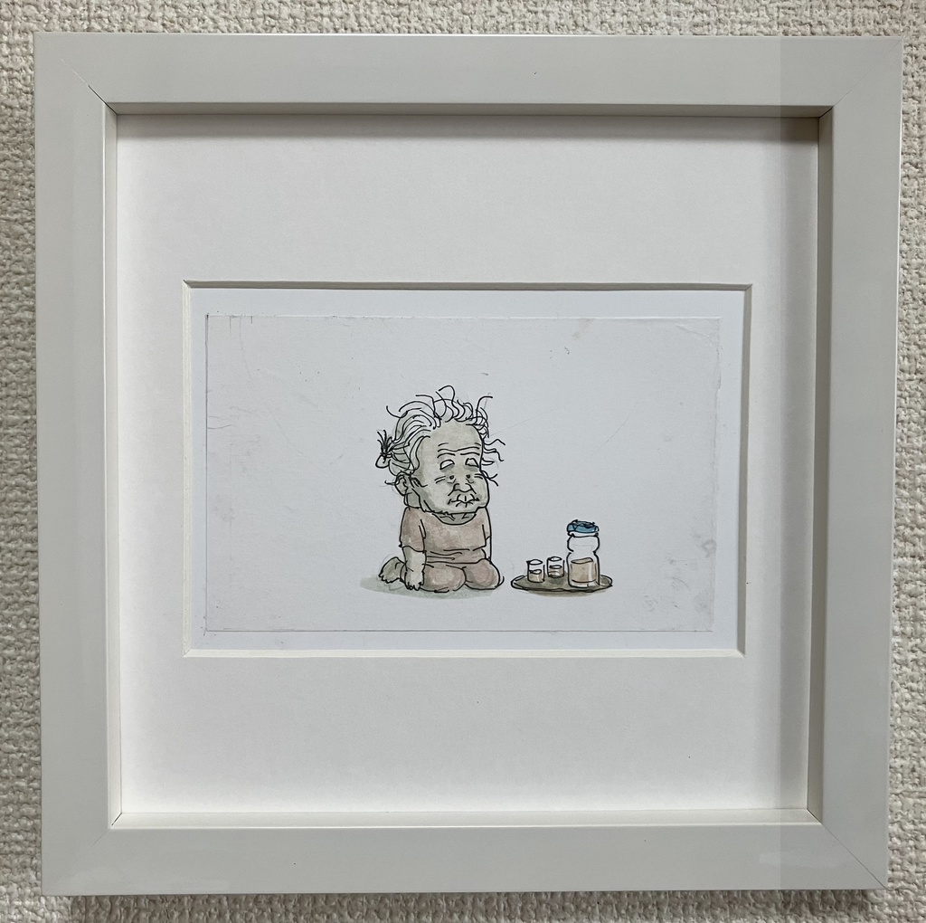 原画「麦茶」（額縁なし）