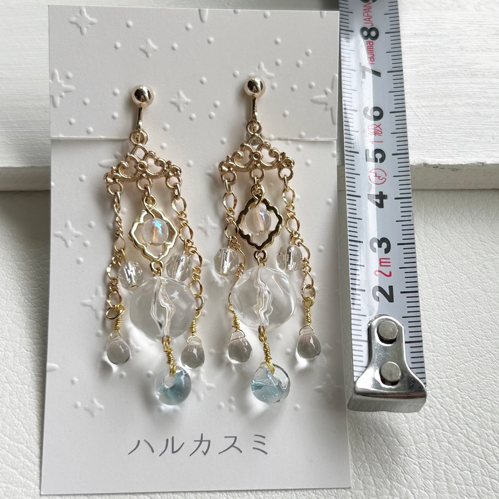 うるうるシャンデリアイヤリング
