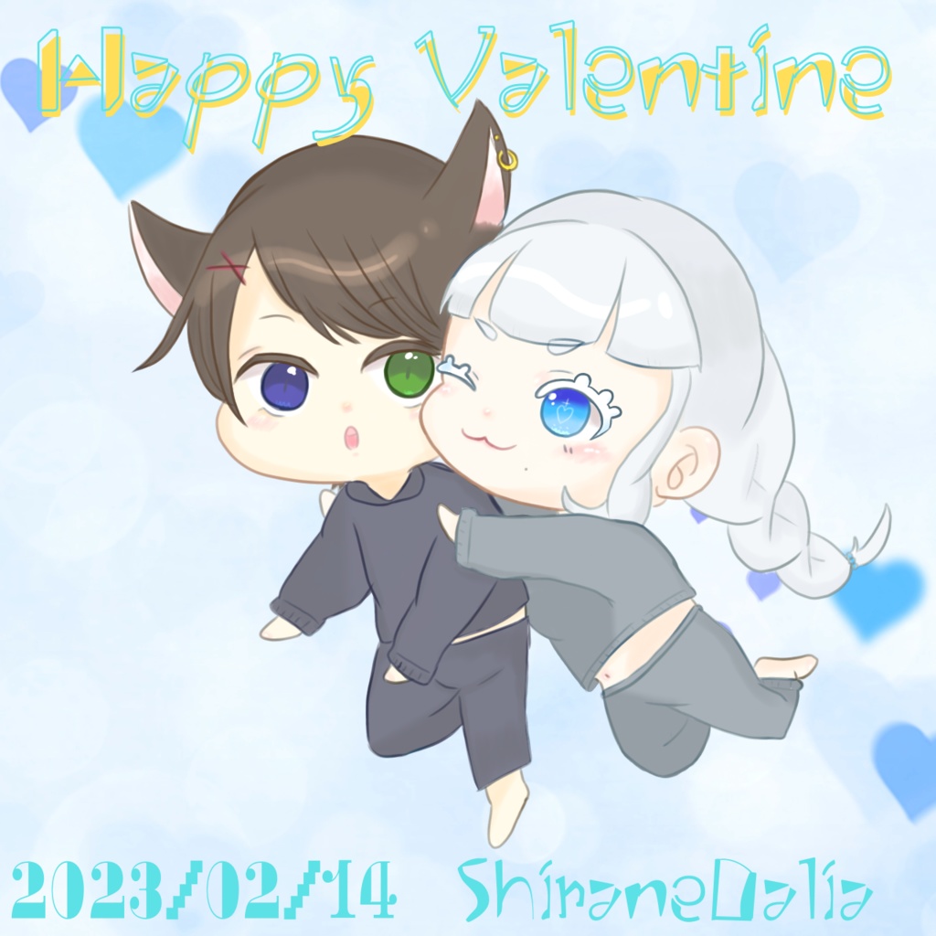 じぃだりバレンタイン缶バッジ