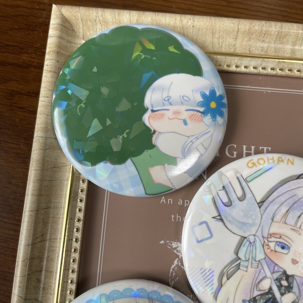 白嶺ダリア🦋前倒し?!2周年記念缶バッジ