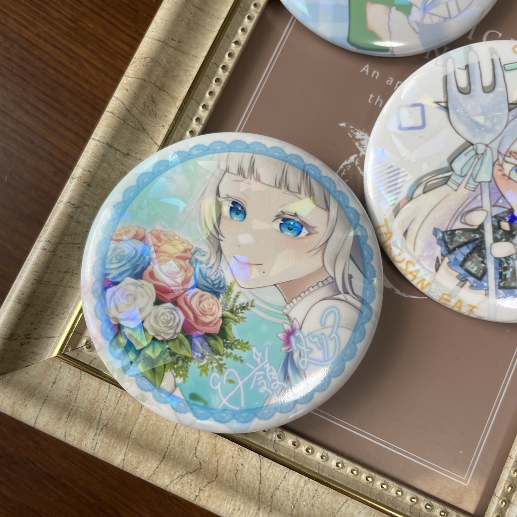 白嶺ダリア🦋前倒し?!2周年記念缶バッジ