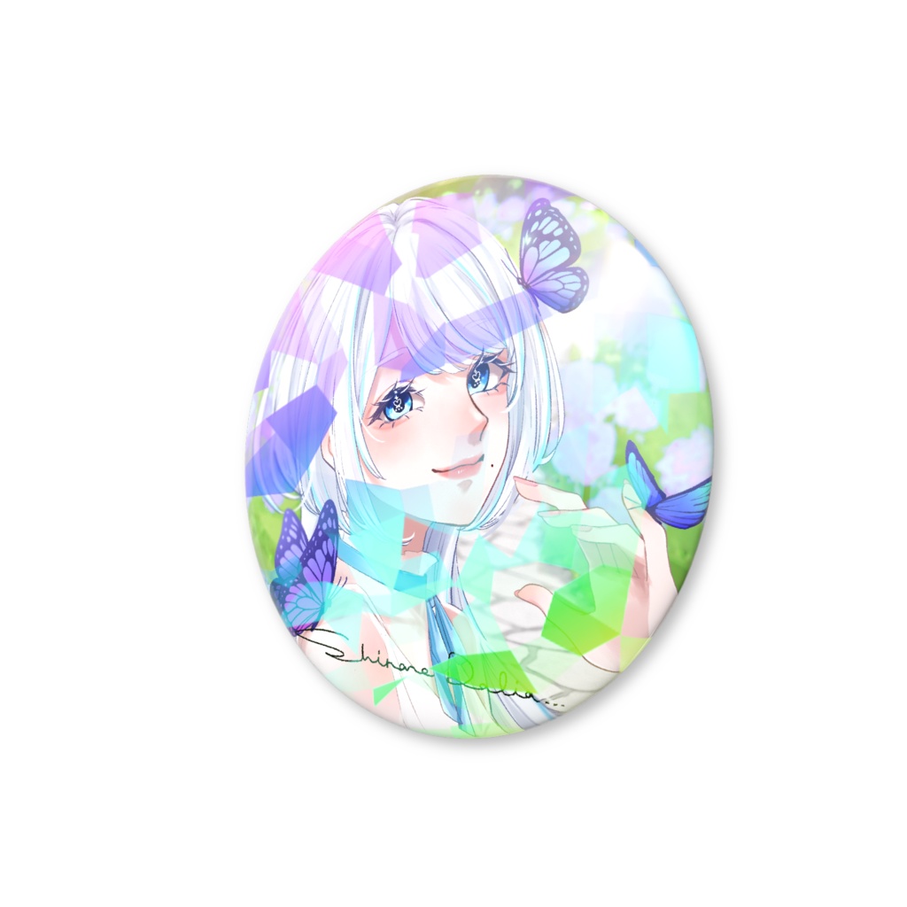 28歳爆誕🦋ホログラム缶バッジ