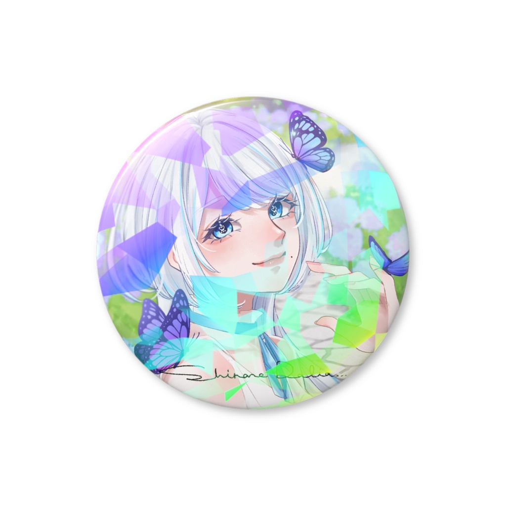 28歳爆誕🦋ホログラム缶バッジ