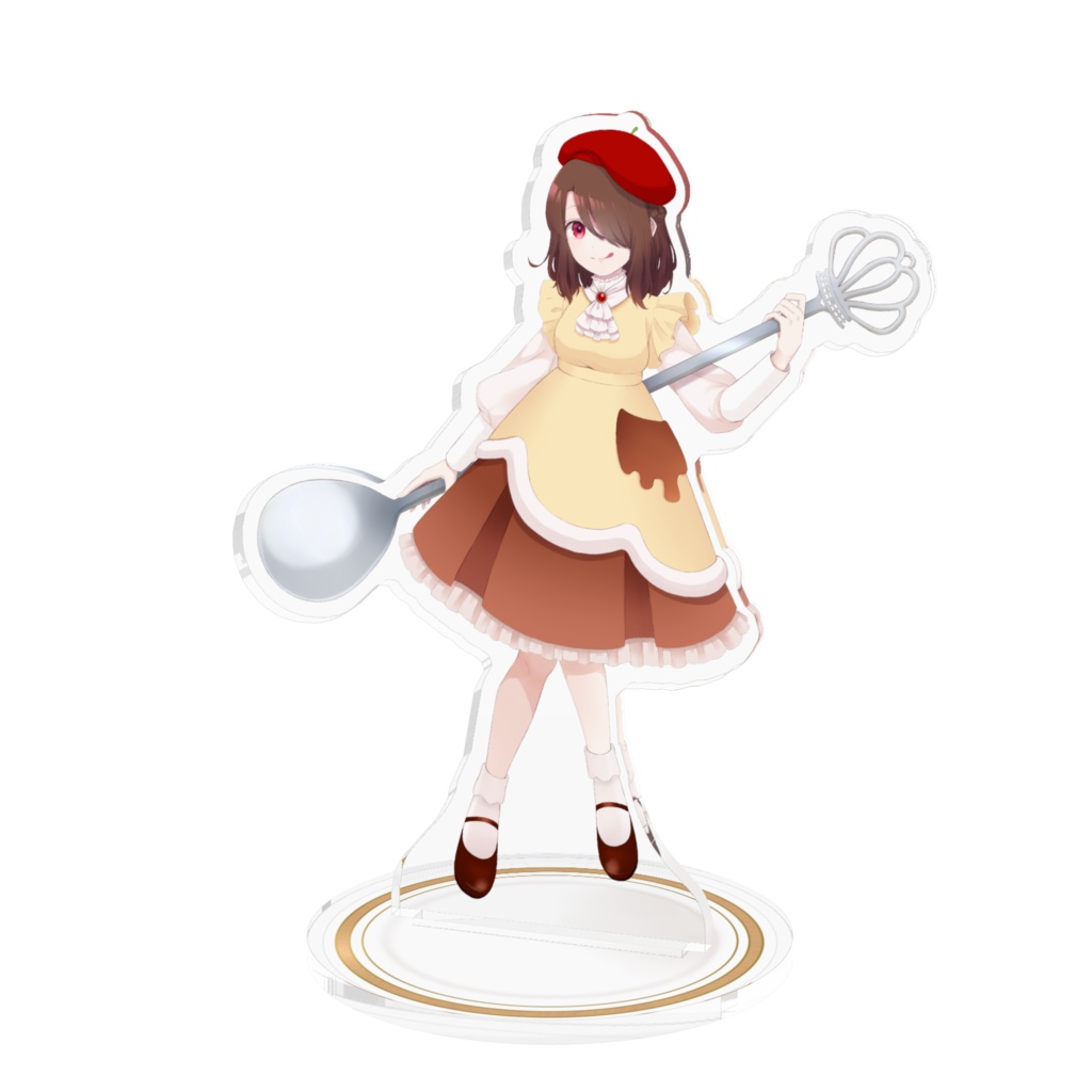 プリンモチーフの女の子　アクスタ