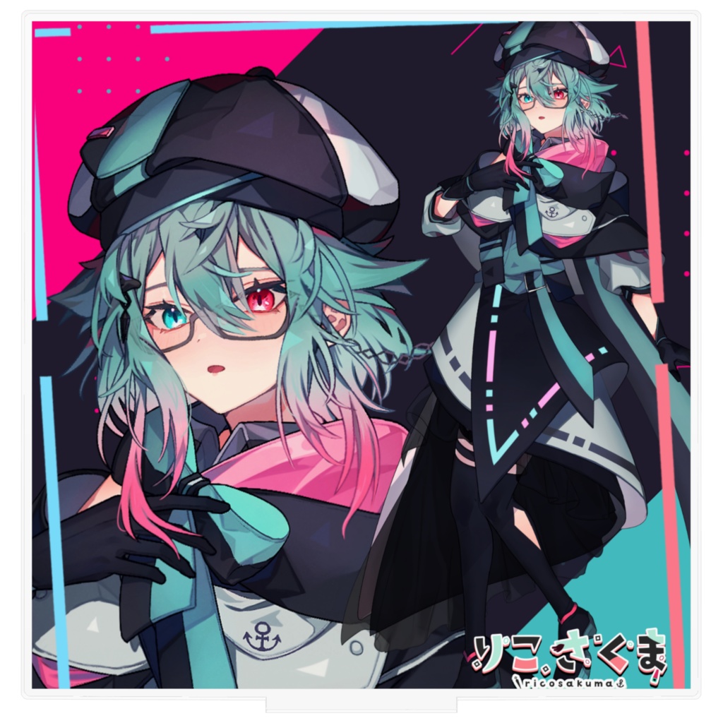 りこさくま キービジュアルアクリルスタンド