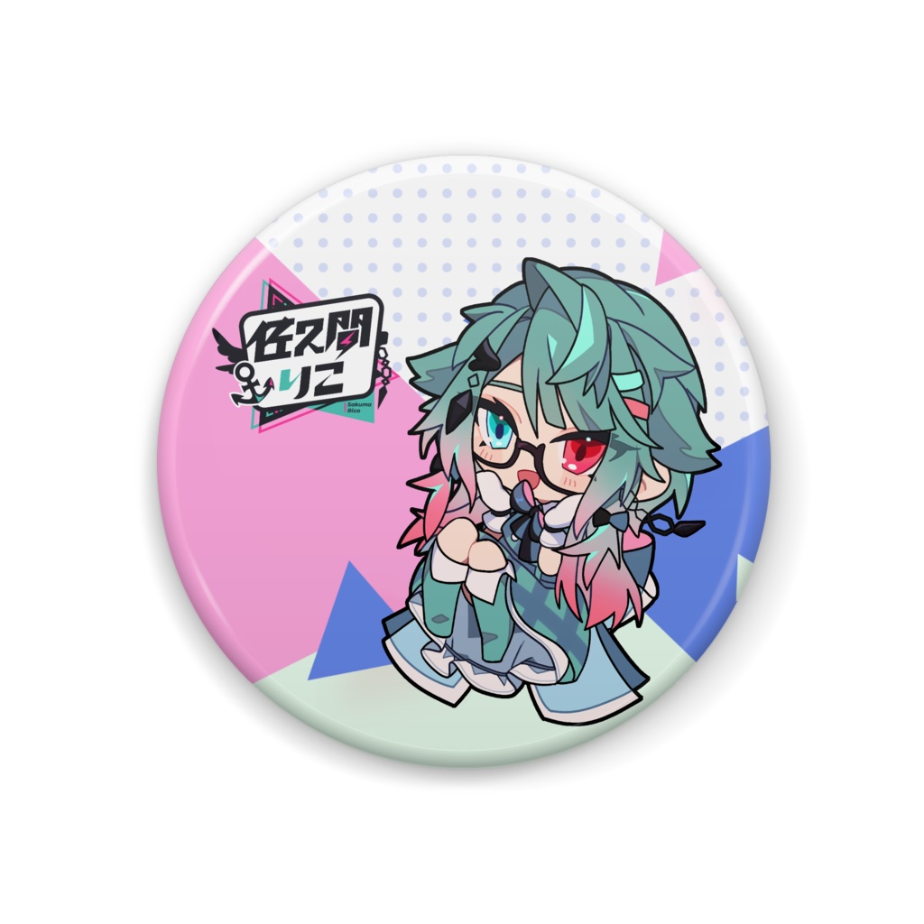 【Newロゴ!】アイドルちびさくま 缶バッジ
