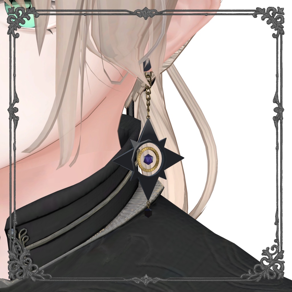 【Alué対応】天の双対ピアス - Celestial Duality Earrings -