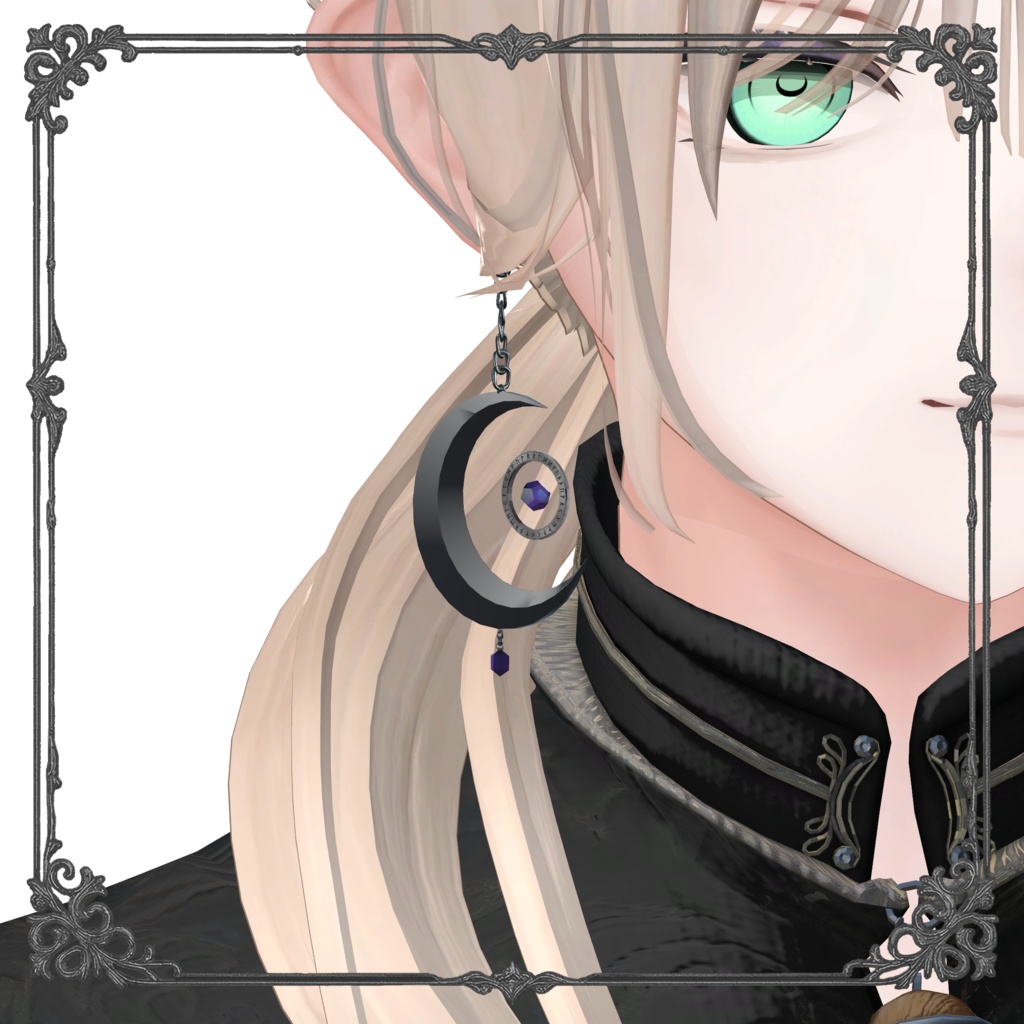 【Alué対応】天の双対ピアス - Celestial Duality Earrings -