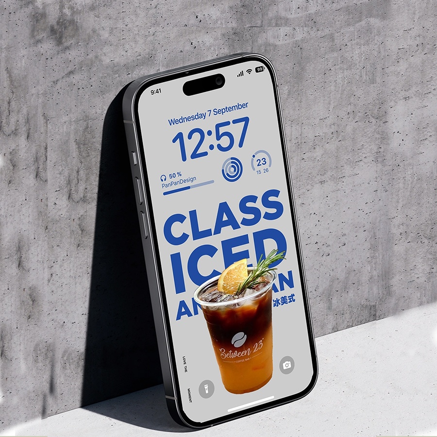 iPhone携帯壁紙｜iOS16ロック画面｜一杯のコーヒーシリーズ｜4K