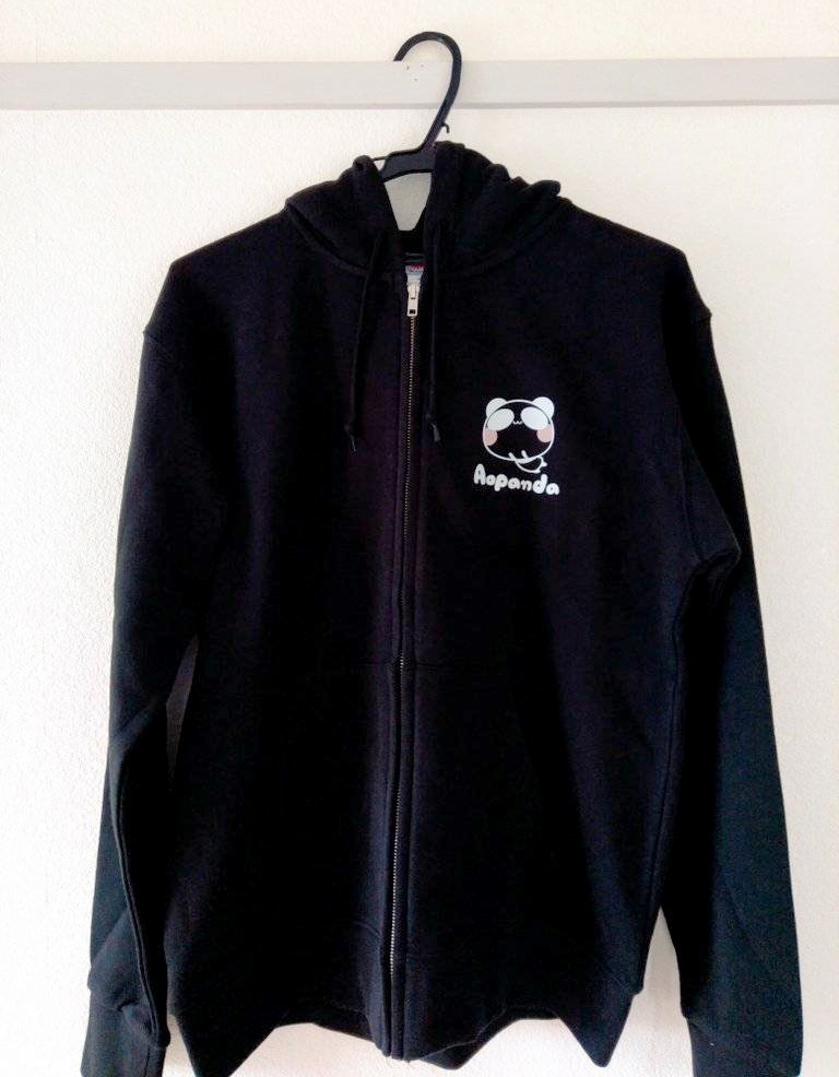 あおぱんだジップパーカー