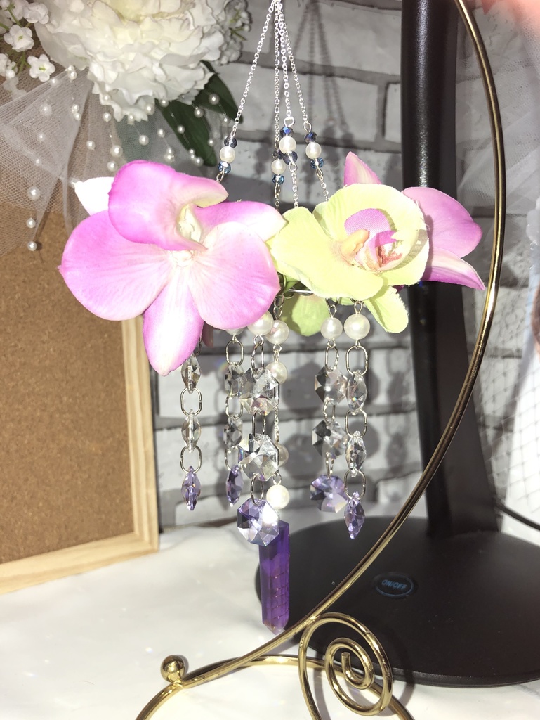 幸せを呼ぶオルゴナイトとスワロフスキーのサンキャッチャー