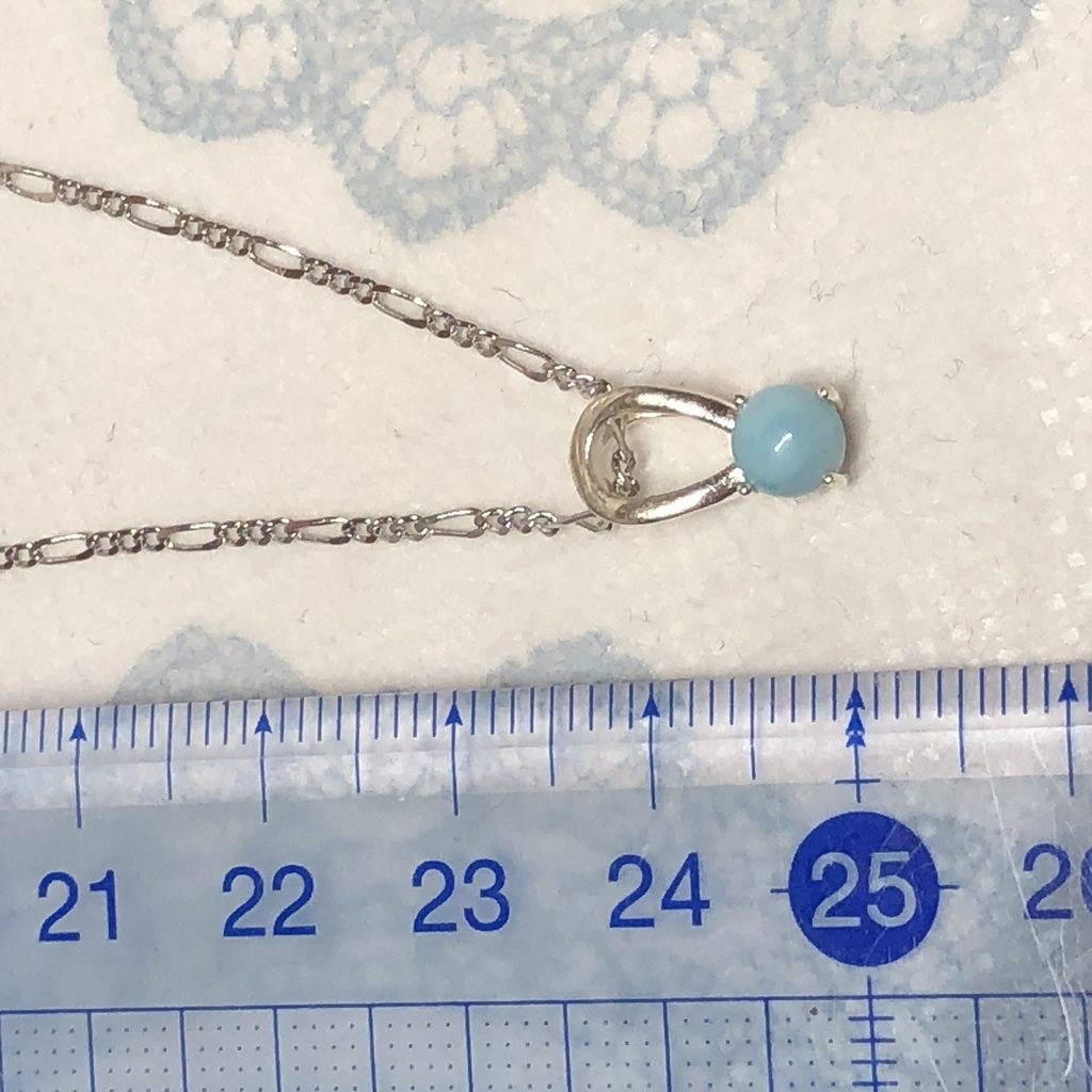 高品質AAA小粒でかわいい癒しのラリマーネックレス