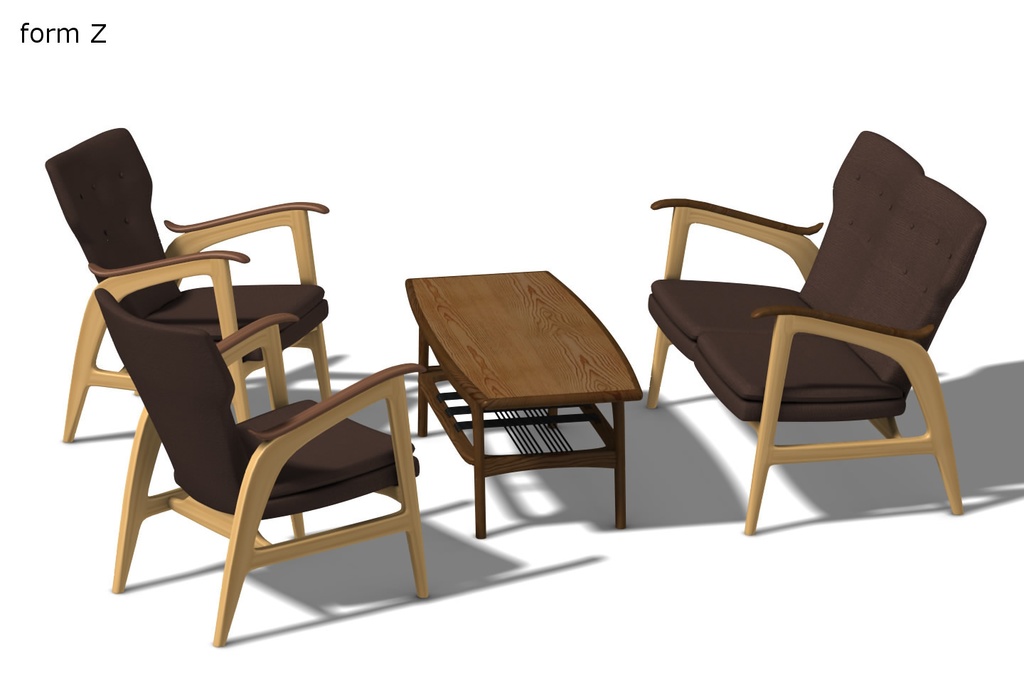 椅子14 椅子14_2P テーブル02セット