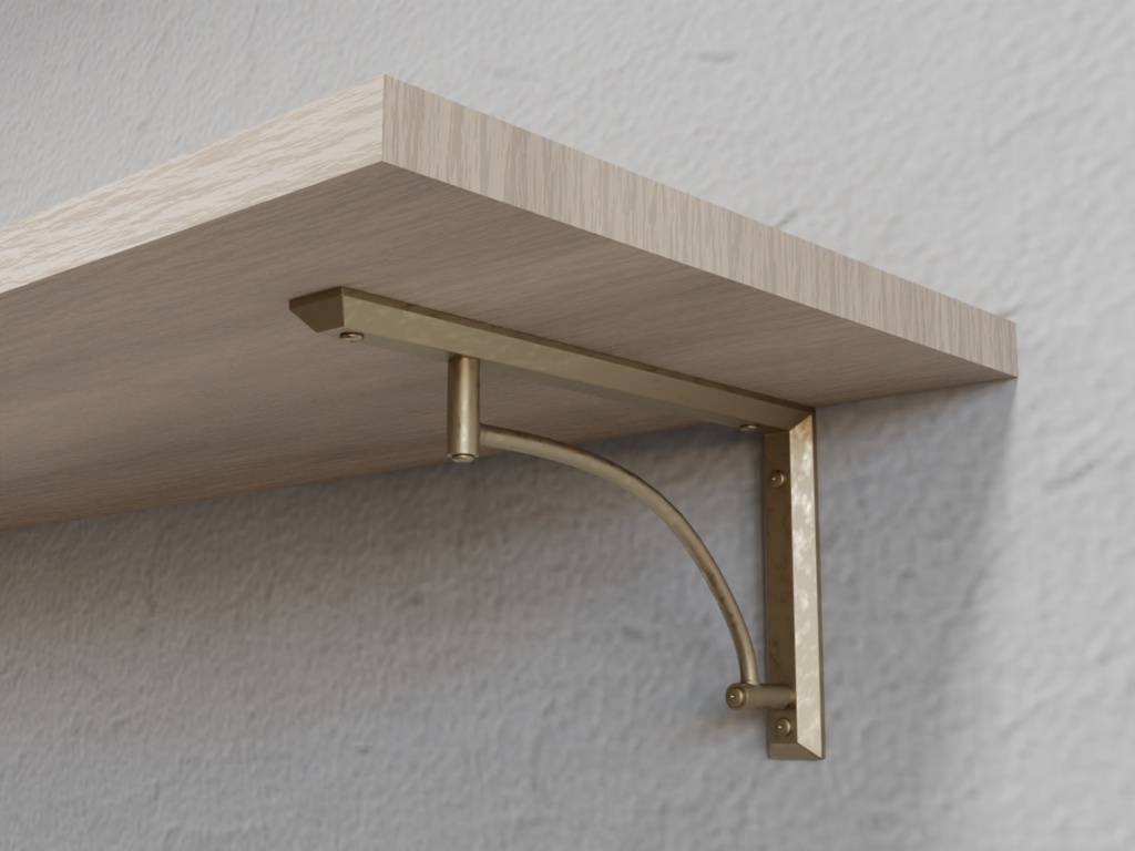 棚受けブラケット