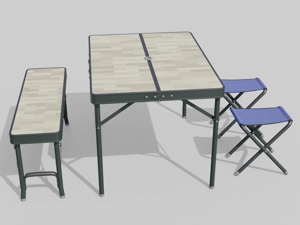 テーブル,ベンチ,椅子セット(キャンプ用)