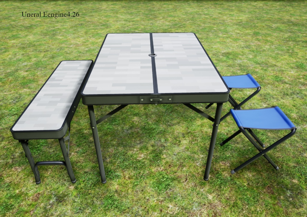 テーブル,ベンチ,椅子セット(キャンプ用)