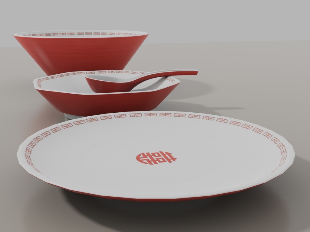 どんぶり_チャーハン皿_平皿_レンゲ