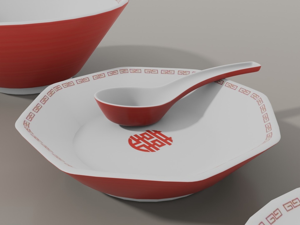 どんぶり_チャーハン皿_平皿_レンゲ