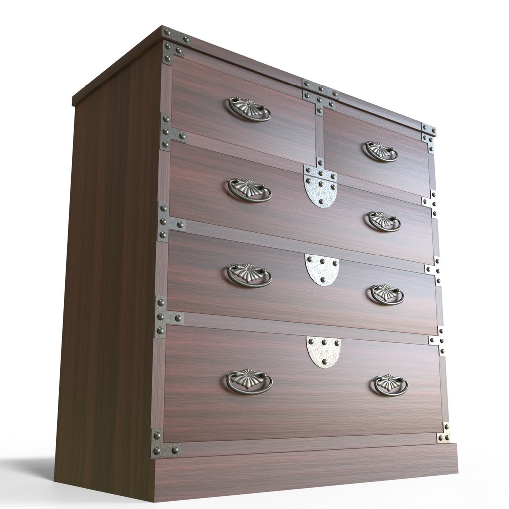 和箪笥_食器棚02_階段箪笥_TVボード04セット