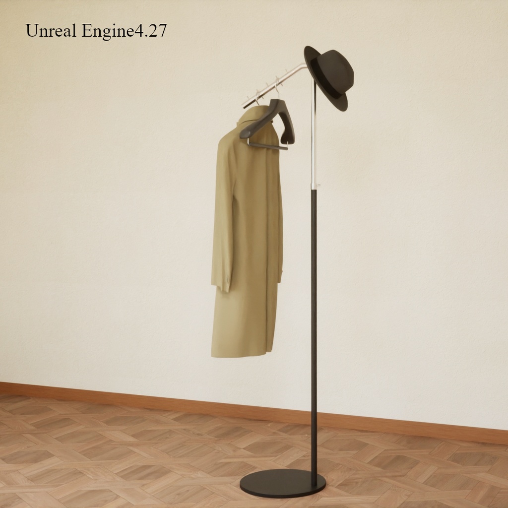 ポールハンガー_ハンガー02_帽子セット