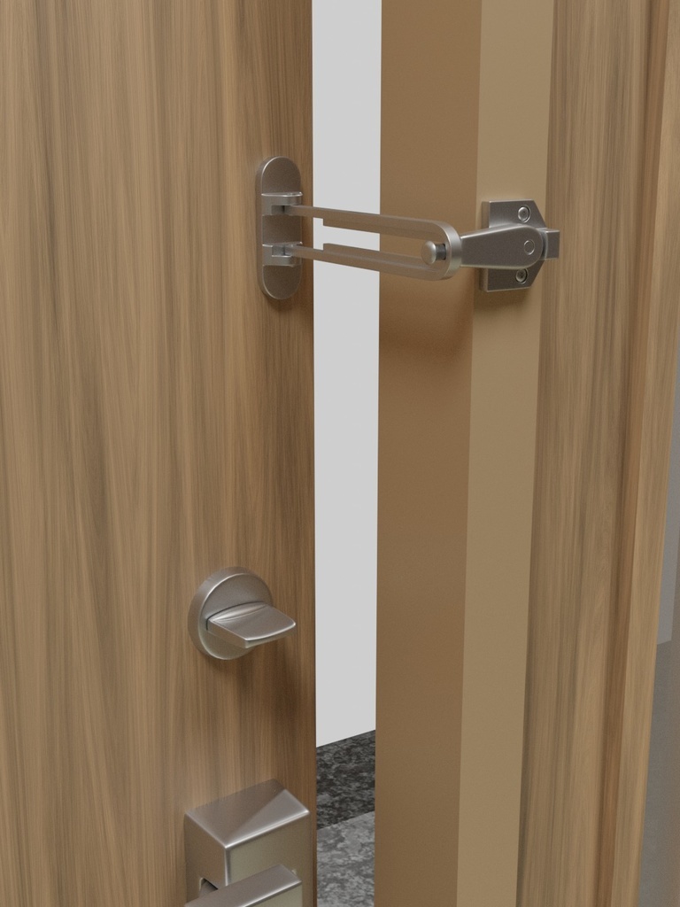 玄関ドア07(片袖欄間有り)