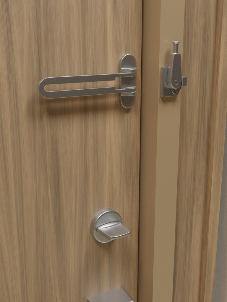 玄関ドア07(片袖欄間有り)