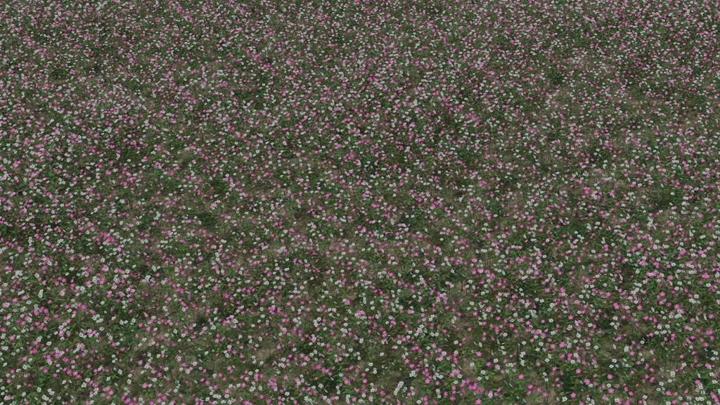 草_花_岩セット