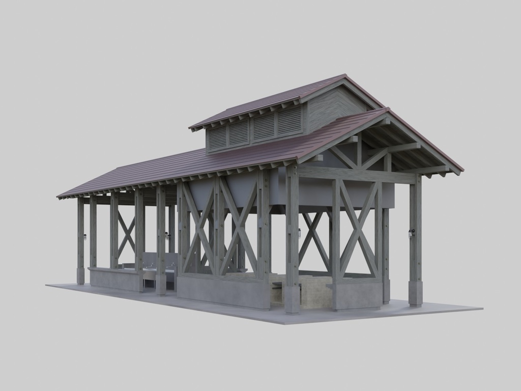 調理棟(キャンプ場)