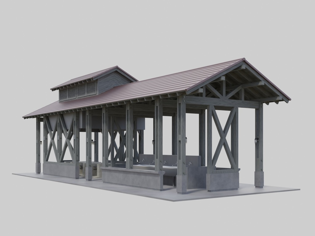 調理棟(キャンプ場)