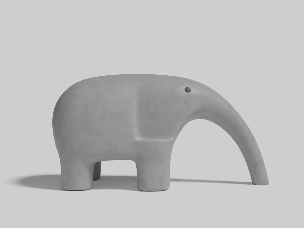 コンクリート遊具(象)