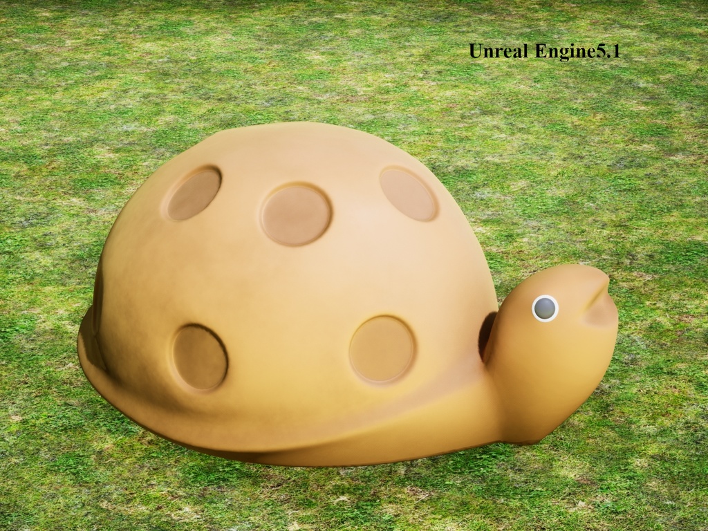 コンクリート遊具(亀)