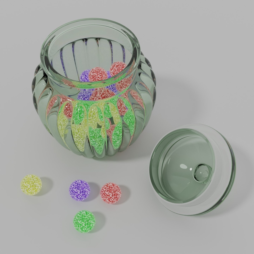 容器06 キャンディーポット