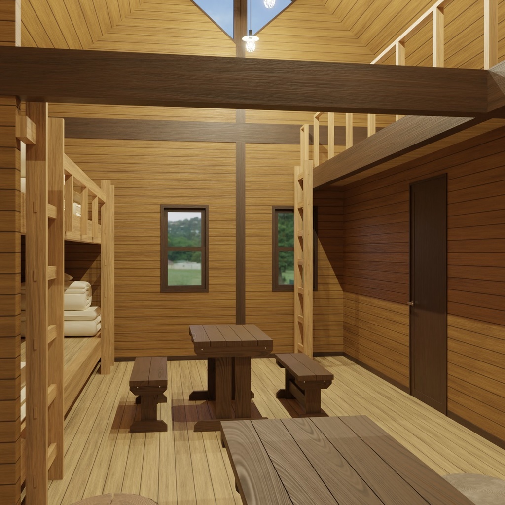 バンガロー(家具付き)