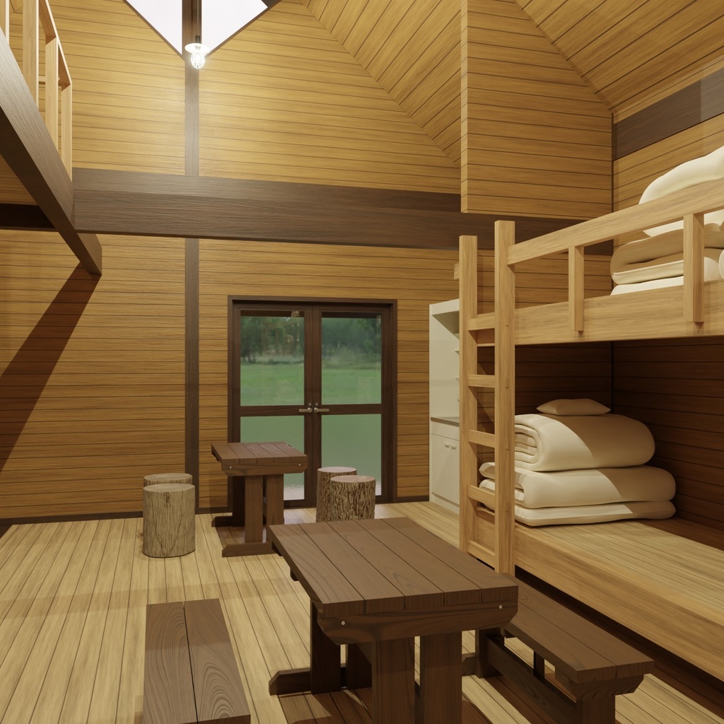 バンガロー(家具付き)