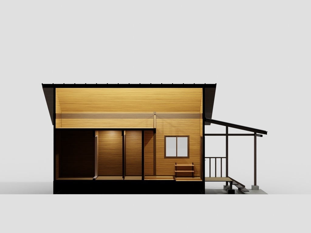 バンガロー(家具無し)