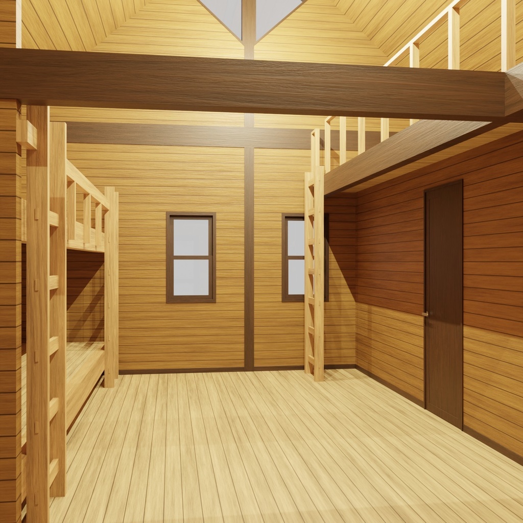 バンガロー(家具無し)