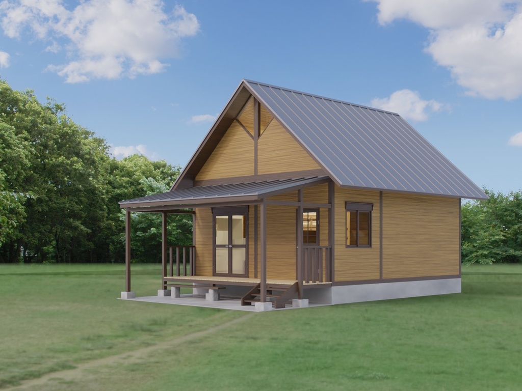 バンガロー(家具無し)