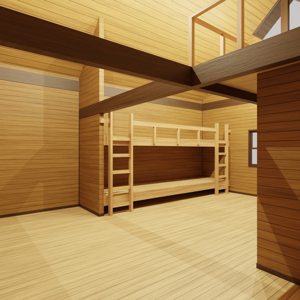 バンガロー(家具無し)