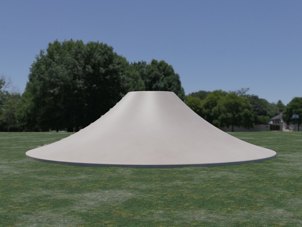 コンクリート遊具(富士山すべり台)