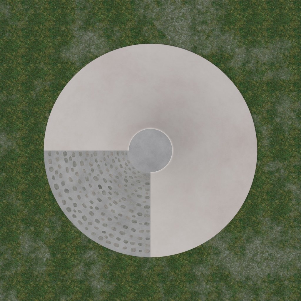 コンクリート遊具(富士山すべり台)