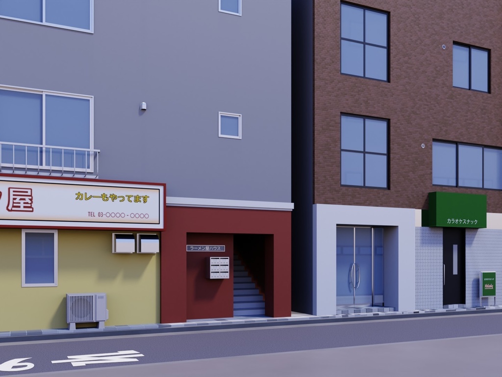 ビル03,04,05,06,07,08セット