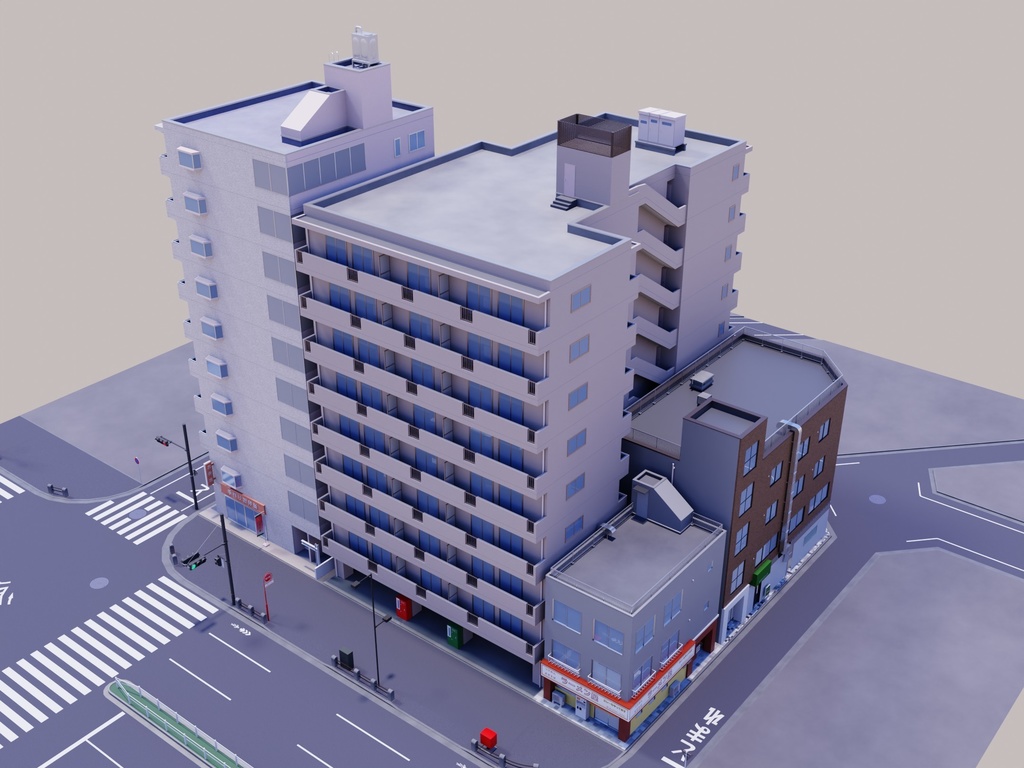 ビル03,04,05,06,07,08セット