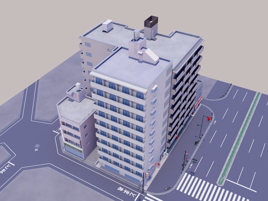 ビル03,04,05,06,07,08セット